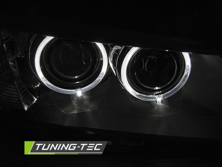 LED Tagfahrlicht Angel Eyes Scheinwerfer für BMW 3er F30/F31 11-15 schwarz